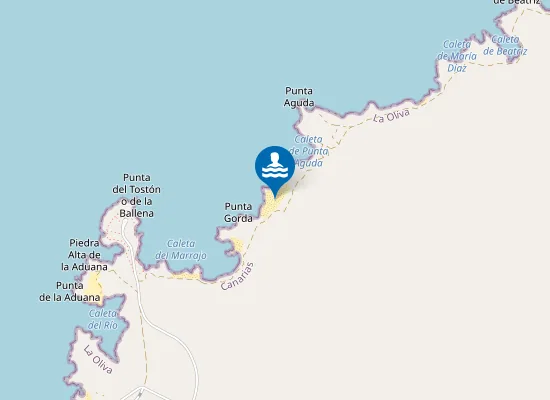 Map of Punta Blanca