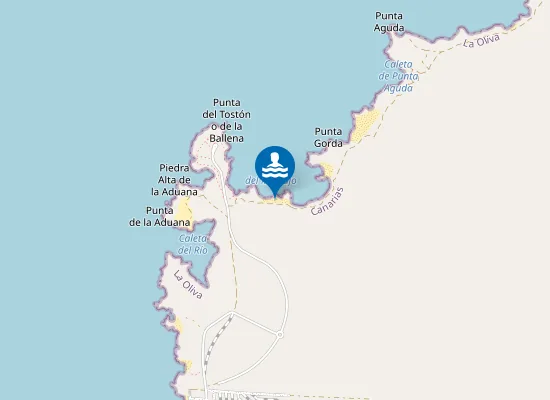 Map of Caleta del Marrajo