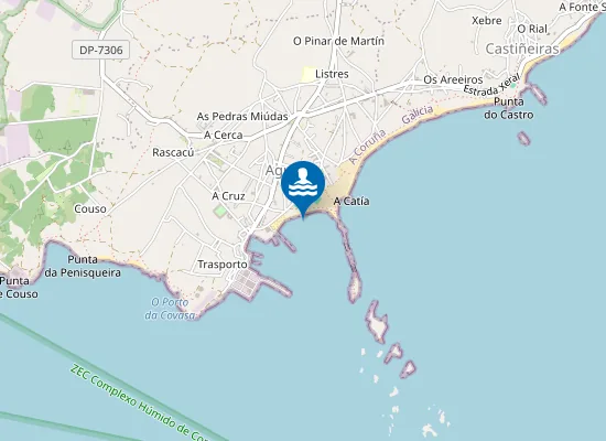 Map of Praia do Robalo