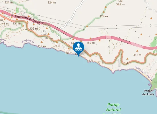 Map of Playa de las Alberquillas