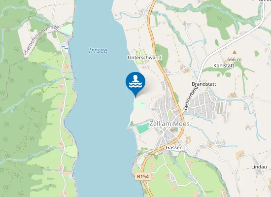 Map of IRR- ODER ZELLERSEE, ZELL AM MOOS