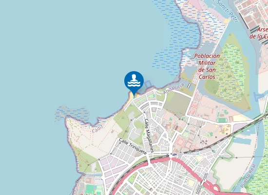Map of Playa De La Casería