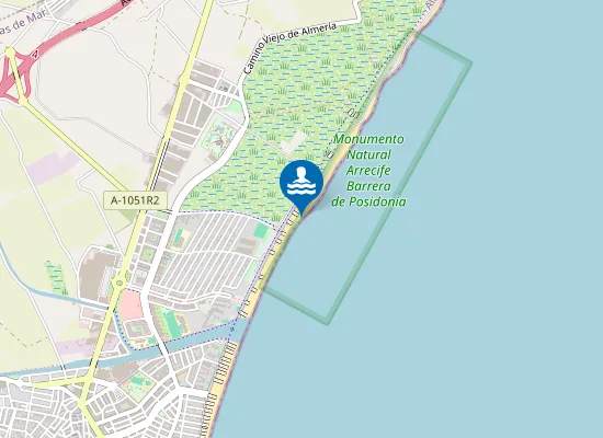 Map of Playa Las Salinas