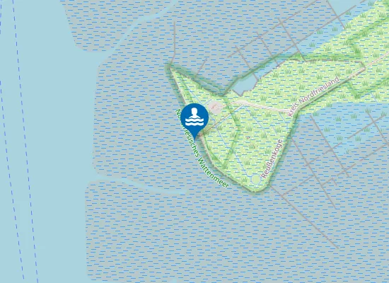 Map of NORDS HAMBURGER HALLIG