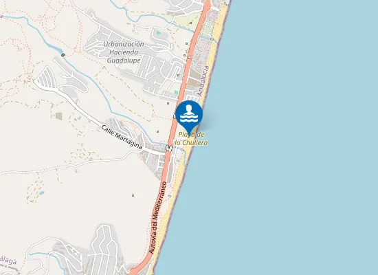 Map of Playa de la Chullera
