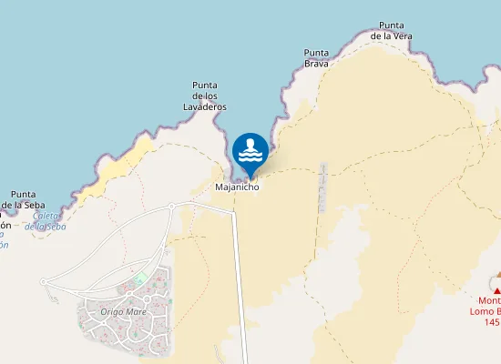 Map of Playa del Majanicho