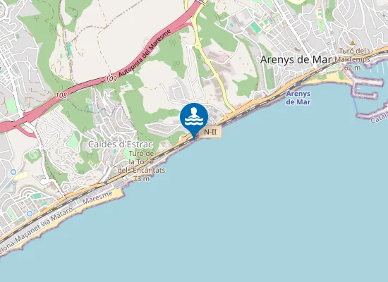 Map of Platja de la Musclera