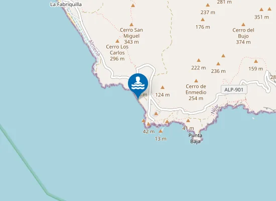 Map of Playa del Corralete