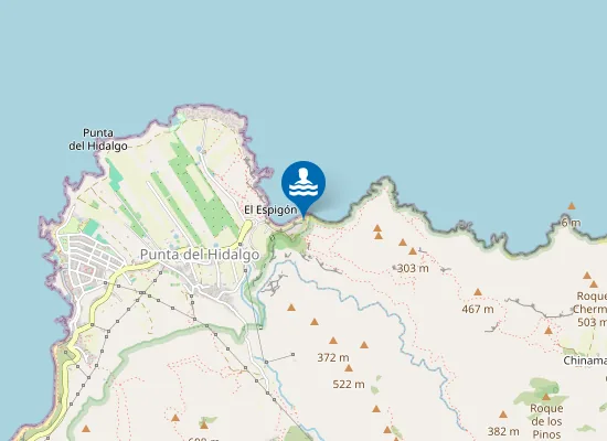Map of Playa de los Troches
