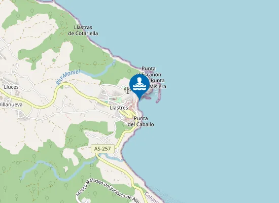 Map of Playa l'escanu