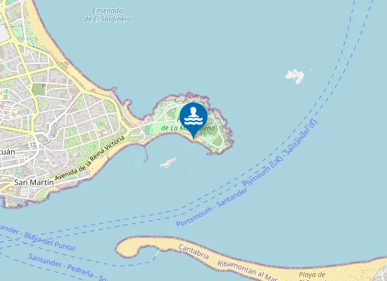 Map of Playa de los Bikinis
