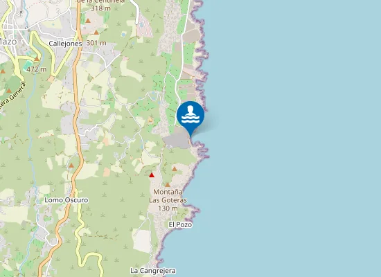 Map of Playa la Martina