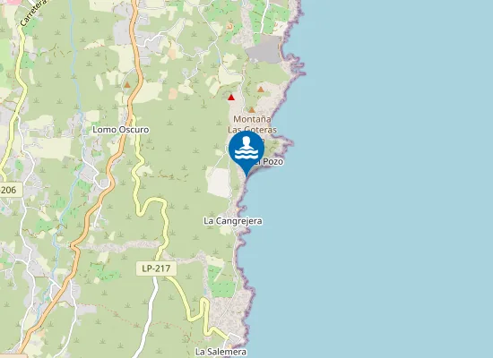 Map of Playa Del Pozo