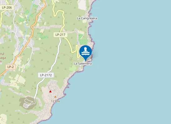 Map of Playa Arenas Blancas