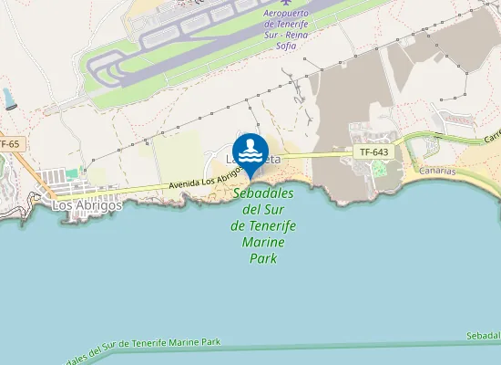Map of Playa de la Mareta