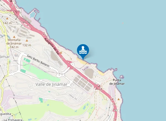 Map of Playa de Bocabarranco