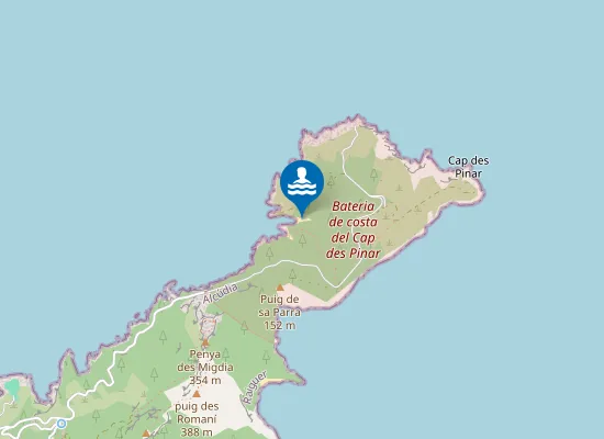 Map of sa Platja Gran