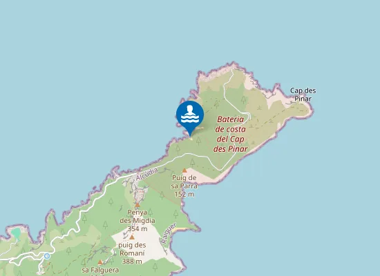 Map of sa Platja Petita