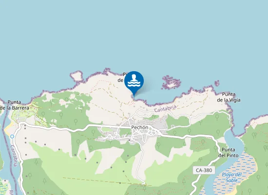 Map of Playa de Aramal