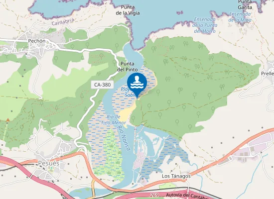 Map of Playa Del Sable