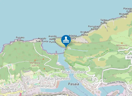 Map of Alabortza hondartza