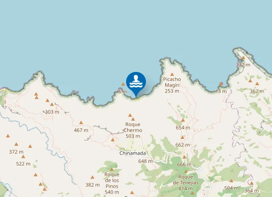 Map of Playa de Pachila