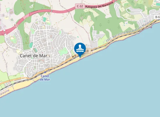 Map of Platja del Pla