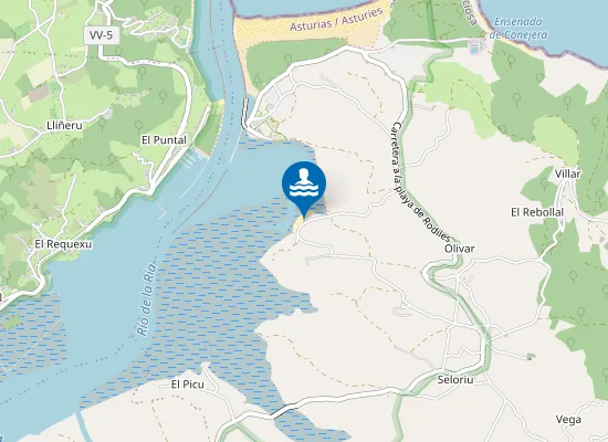Map of Playa de Misiego