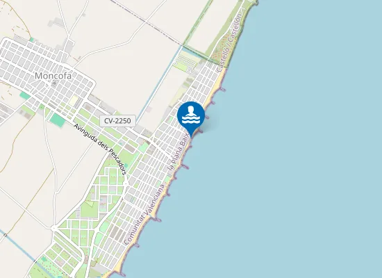 Map of Platja del Grau