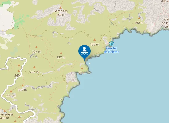 Map of Cala del Bolete Grande