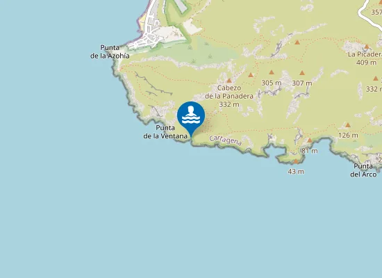 Map of Cala Muñoz
