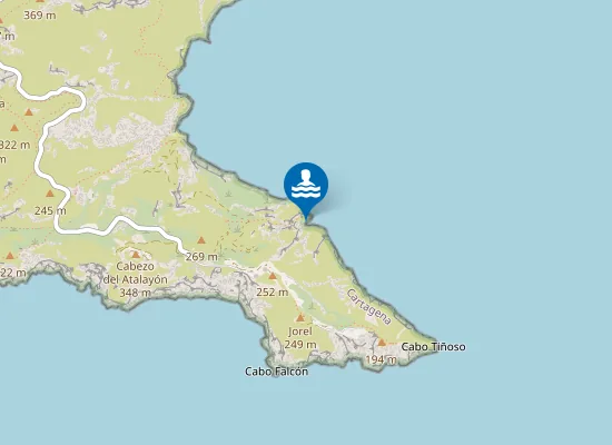 Map of Cala Mojarra