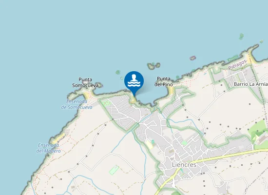 Map of Playa de Cerrías