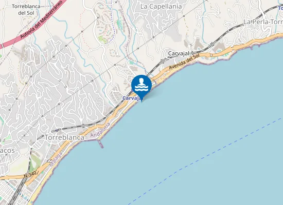 Map of Playa de Torreblanca