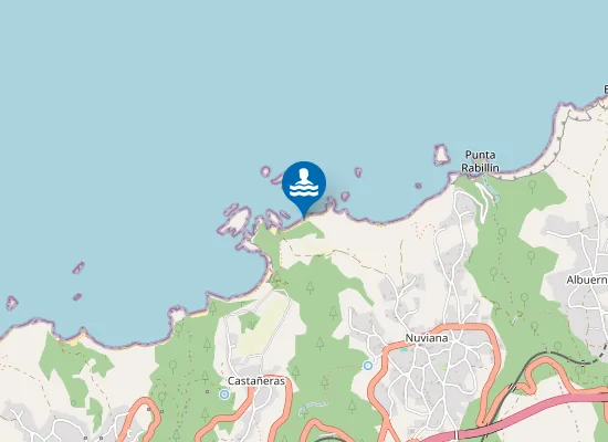 Map of Playa La Barquera
