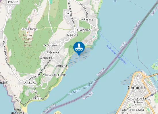 Map of Praia da Armona