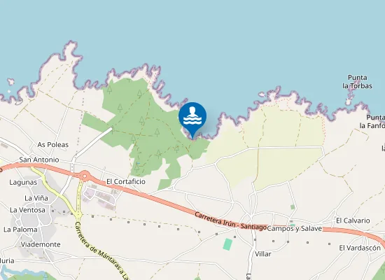 Map of Playa del Figo