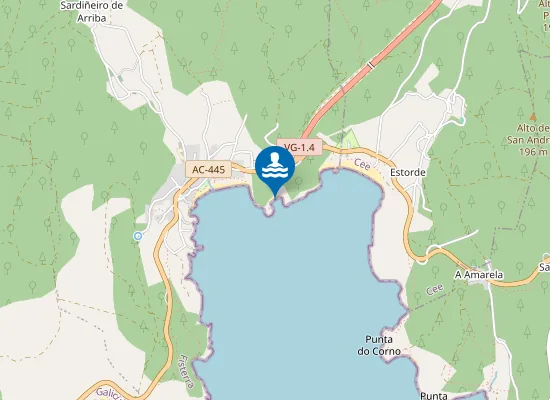 Map of Praia de Restrelo