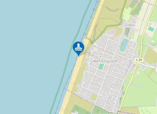 Map of NORDS SYLT WENNINGSTEDT