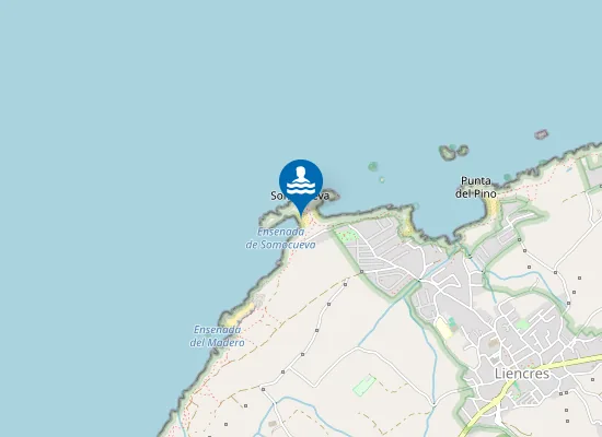 Map of Playa De Somocuevas
