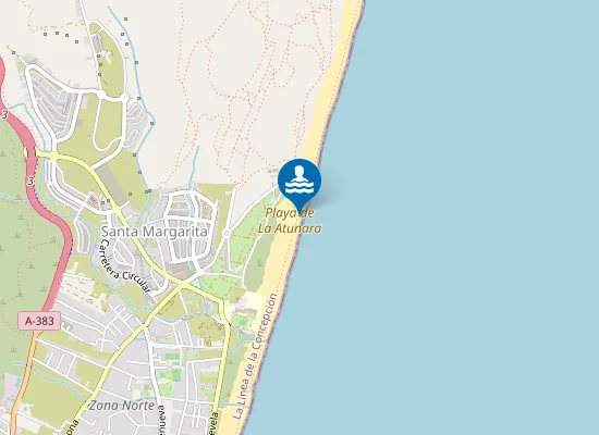 Map of Playa de La Atunara