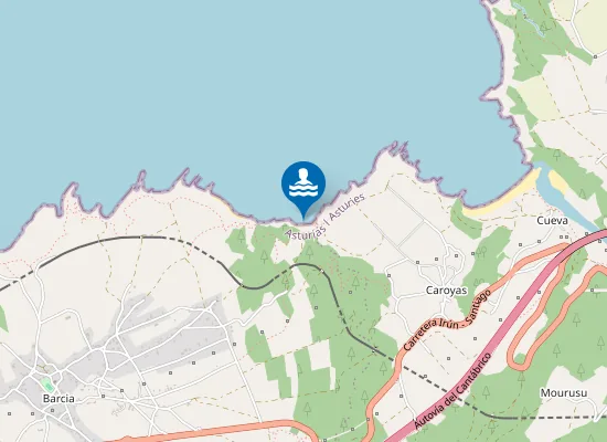 Map of Playa de Los Molinos