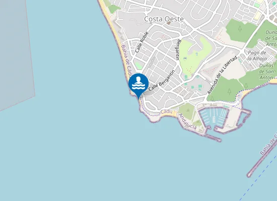 Map of Playa de la Calita