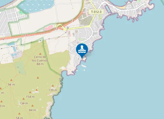 Map of Cala del Descargador
