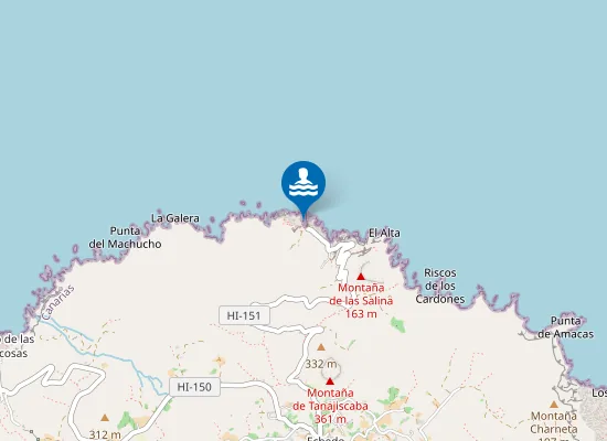 Map of Charco Manso