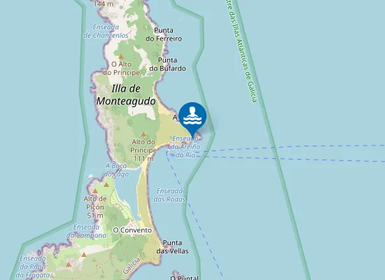 Map of A Area do Muxieiro