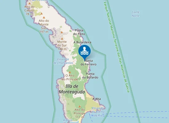 Map of A Area das Margaridas