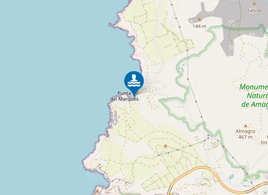 Map of Playa del Lagarto