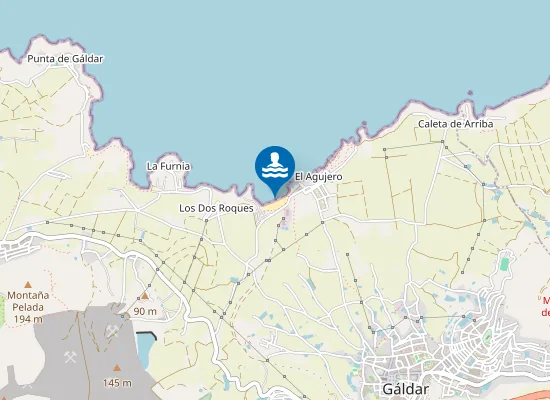 Map of Playa de Bocabarranco