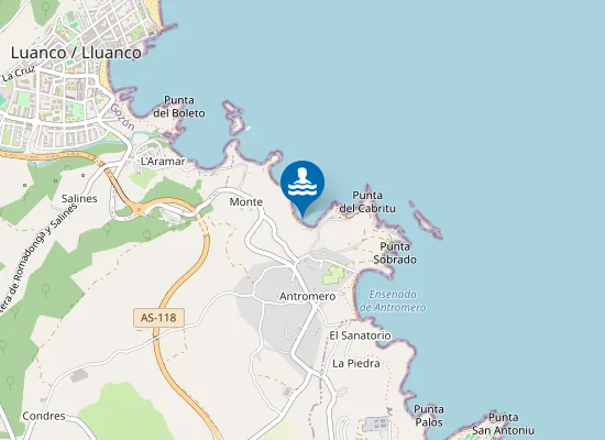 Map of Playa Cristal
